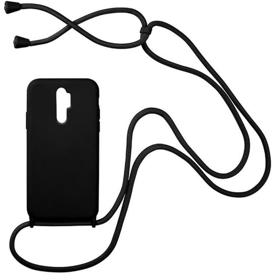 Θήκη Xiaomi Redmi 9 - Sonique Carryhang Με Κορδόνι - Μαύρο image 0