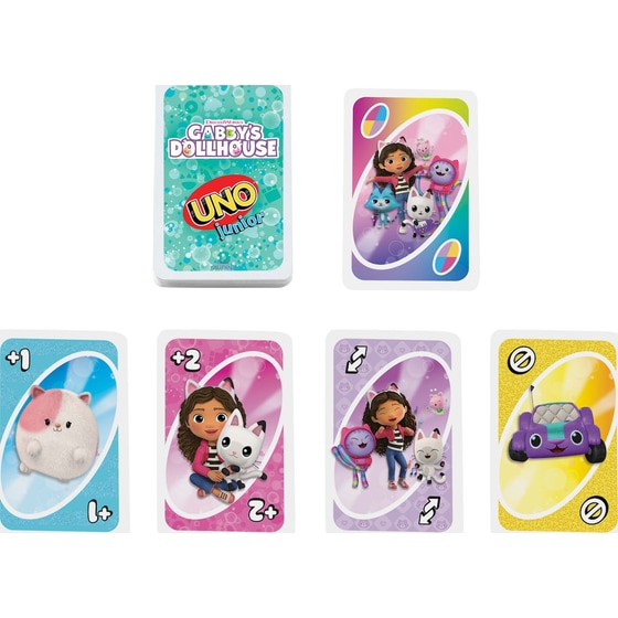UNO Junior Gabby's Dollhouse Επιτραπέζιο (Mattel) image 4