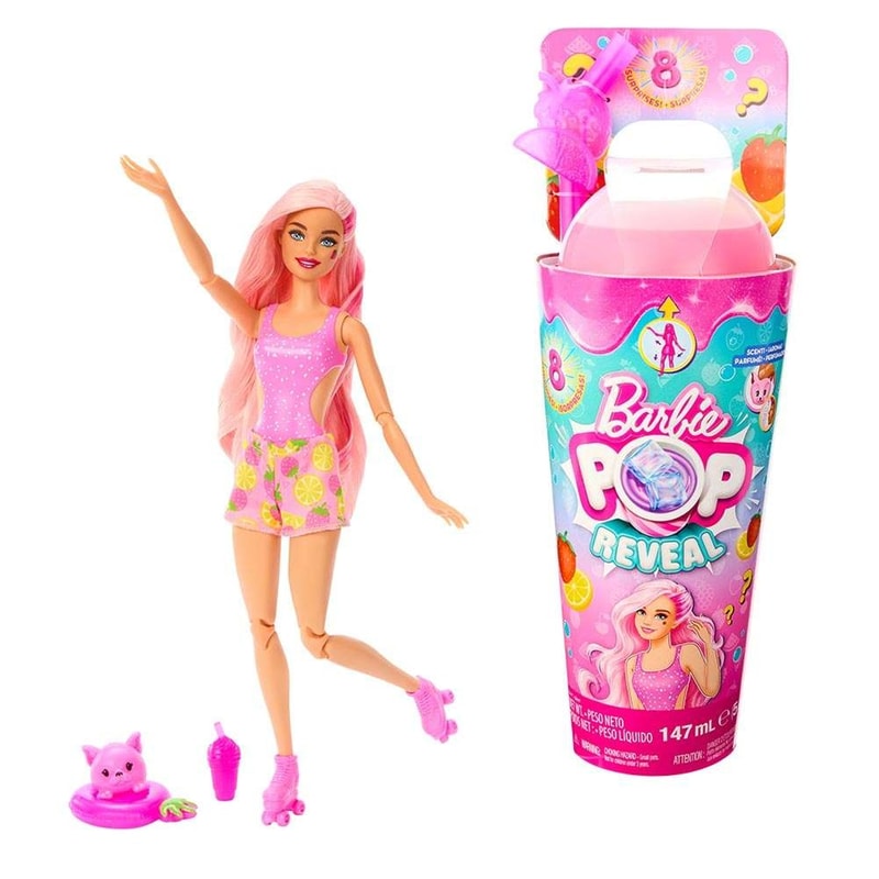 Barbie Pop Reveal – Φράουλα Και Λεμόνι