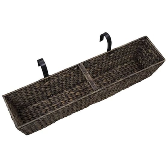 Vidaxl Ζαρντινιέρες 2 Τεμ. Καφέ Από Υάκινθο Του Νερού image 5