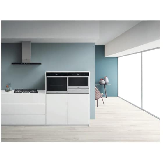 WHIRLPOOL W7 OM4 4S1 H 73 Lt Inox Εντοιχιζόμενος Φούρνος Άνω Πάγκου image 4