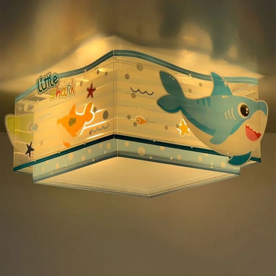 Παιδικό Φωτιστικό Οροφής Ango Little Shark Πλαφονιέρα 63476 image 2