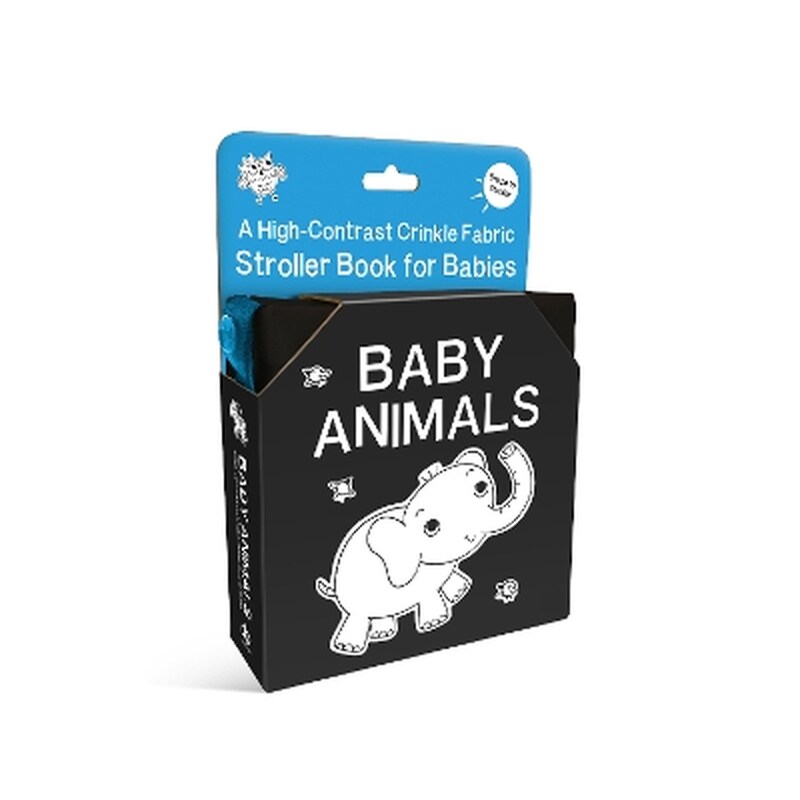 Baby Animals: A High-Contrast Crinkle Fabric Stroller Book for Babies