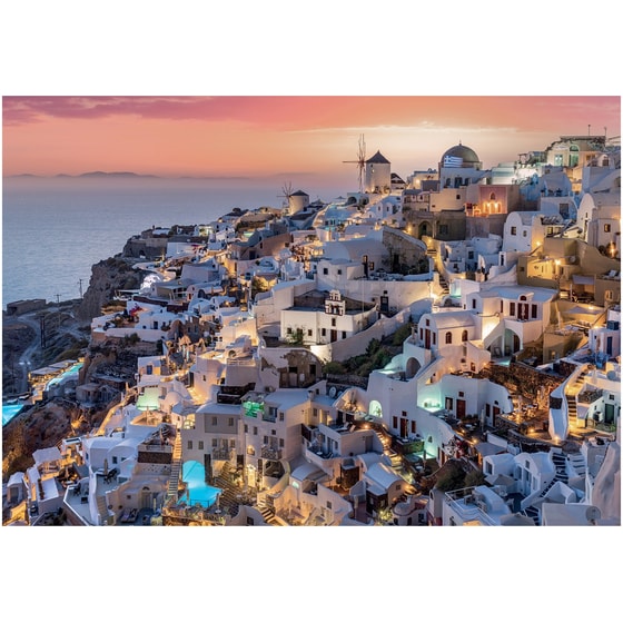 Παζλ Clementoni High Quality Collection Αποχρώσεις της Σαντορίνης (1000 Κομμάτια) image 1