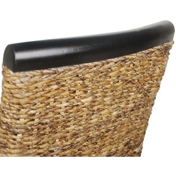 Καρέκλες Τραπεζαρίας Vidaxl από Άμπακα/Μασίφ Ξύλο Μάνγκο 6 Τμχ - Καφέ image 6