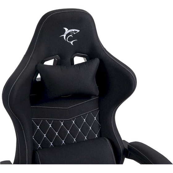 Καρέκλα Gaming White Shark Austin Υφασμάτινη - Μαύρη image 2