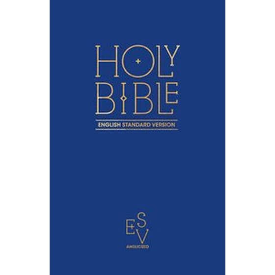 Holy Bible: English Standard Version (ESV) Anglicised Pew Bible (Blue Colour) image 0