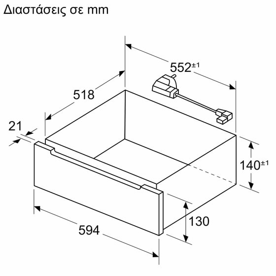 NEFF N19DJ01Y0 Flex Design Συρτάρι Ατμού image 16