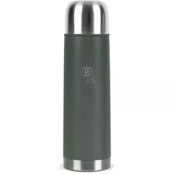 Μπουκάλι Θερμός Berlinger Haus Ανοξείδωτο Matt Green 750ml image 0