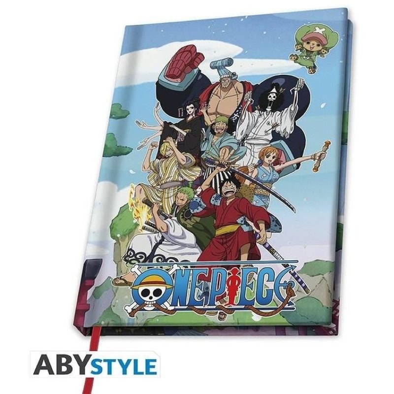 ABYSTYLE Σημειωματάριο Abystyle Α5 Ριγέ One Piece - Wano A5