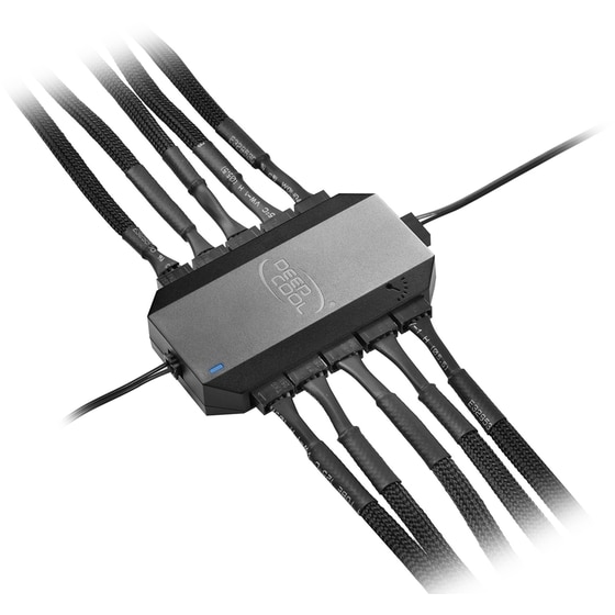 Deepcool FH-10 Hub Σύνδεσης Έως Και 10 Ανεμιστήρων 3-pin/4-pin image 1