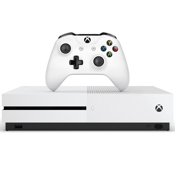 Microsoft Xbox One S White - 500GB & FIFA 17 & 2ο χειριστήριο (λευκό) image 2