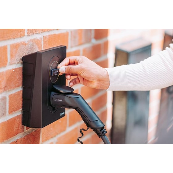 Επιτοίχιος Φορτιστής Αυτοκινήτου Zaptec Go 22 kW - Μαύρο image 3