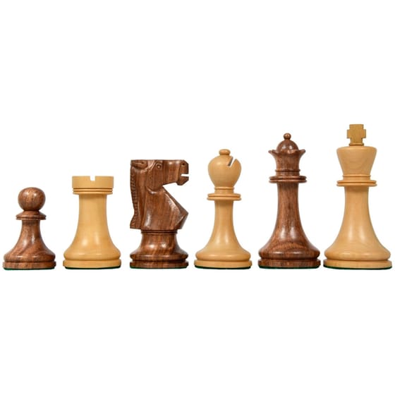 Old Vintage 95mm Shishman Chess Pieces image 0