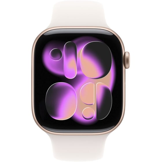 Apple Watch Series 11 GPS + Cellular 42mm Rose Gold Aluminium Case with Light Blush Sport Band - S/M image 1