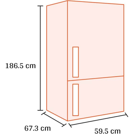 WHIRLPOOL WHK 22372 W5EA Total No Frost 370 Lt Λευκό Ψυγειοκαταψύκτης image 1