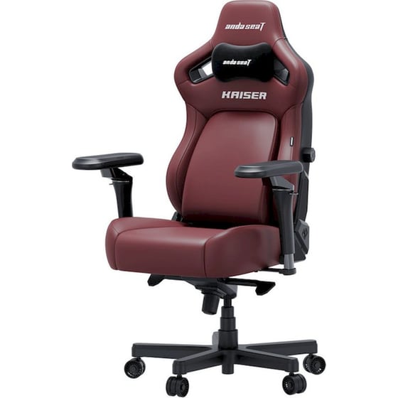 Καρέκλα Gaming Anda Seat Kaiser 4 V2 XLarge με 6D Μπράτσα Δερματίνης - Maroon/ Μπορντώ image 3