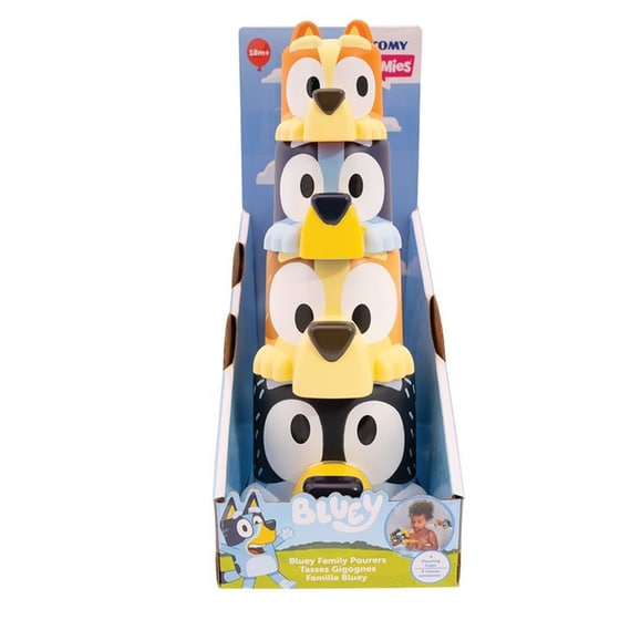 Tomy Toomies Παιχνίδι Μπάνιου Οικογένεια Bluey Πυραμίδα image 7