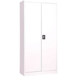 Ντουλάπα Μεταλλική Nextdeco 4 Ράφια 185x90x40cm - Λευκό