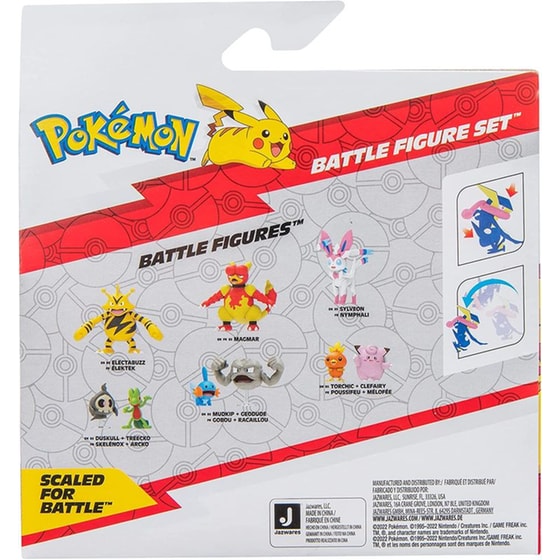 Φιγούρα Δράσης Jazwares Pokemon Greninja And Torchic image 6