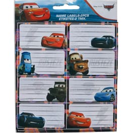 GIM Αυτοκόλλητες Ετικέτες 2 Φύλλα Cars