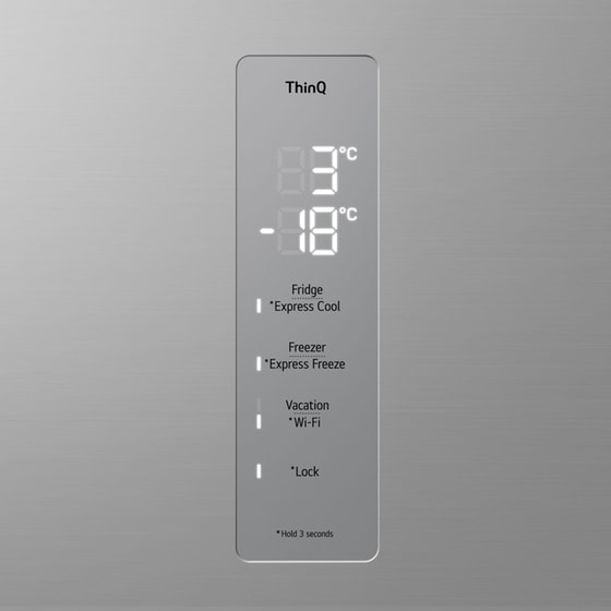 LG GBF7272DPY Total No Frost 386 Lt Ασημί Ψυγειοκαταψύκτης image 20