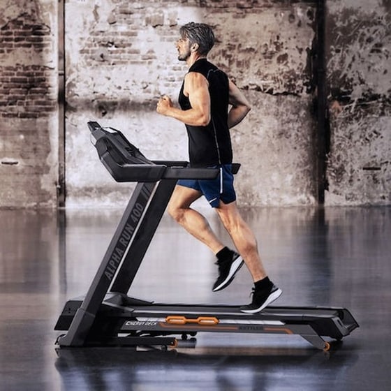 Kettler Alpha Run 400 Ηλεκτρικός Αναδιπλούμενος Διάδρομος Γυμναστικής 3hp για Χρήστη έως 140kg Μαύρος image 4