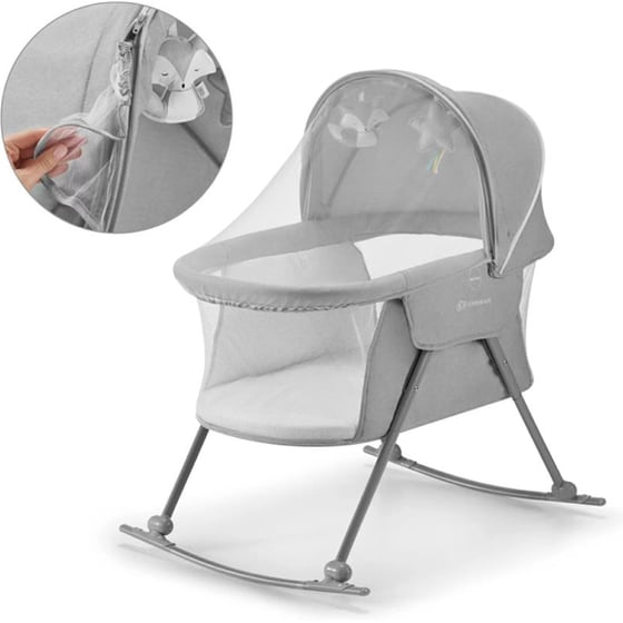 Βρεφικό Λίκνο 3 Σε 1 Lovi Grey image 2
