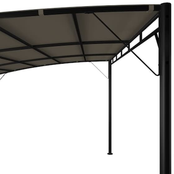Τέντα Vidaxl Τεντοπέργκολα Κήπου 4x3x2.25m - Taupe image 5