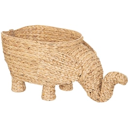 Καλάθι Αποθήκευσης A-S Elephant Ψάθινο 75x35cm - Καφέ