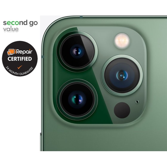 Μεταχειρισμένο Apple iPhone 13 Pro Max 128GB Alpine Green second go value Certified by iRepair image 4