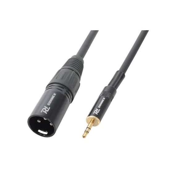Καλώδιο Ήχου Power Dynamics XLR male σε 3.5mm Jack male - 0.5m image 0