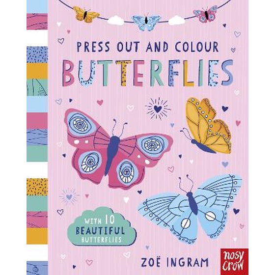 Press Out and Colour: Butterflies image 0