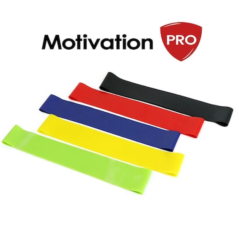 Σετ Λάστιχα Γυμναστικής Motivationpro Loop Band Yoga-pilates 5τμχ