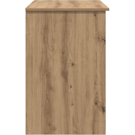 Γραφείο VidaXL από Επεξεργασμένο Ξύλο 90x49x75 cm - Artisan Δρυς image 5
