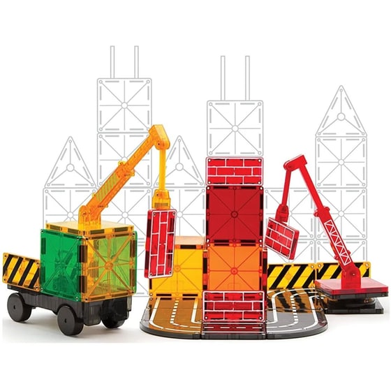 Magna-Tiles® Builder Μαγνητικό Παιχνίδι Κατασκευών - 32 Κομμάτια (21632) image 4
