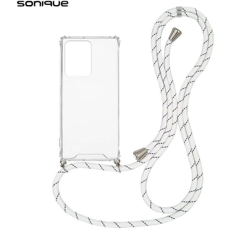 Θήκη Xiaomi Redmi Note 12 5G - Sonique Armor Clear Με Κορδόνι - Κίτρινο