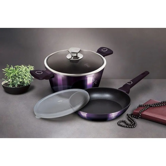 Σετ Μαγειρικά Σκεύη BERLINGER BH-7102 4 τμχ Μοβ image 1