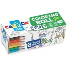 Μαρκαδόροι Carioca Σετ&nbsp;Create&nbsp;&&nbsp;Color&nbsp;Mini&nbsp;Roll&nbsp;Jun