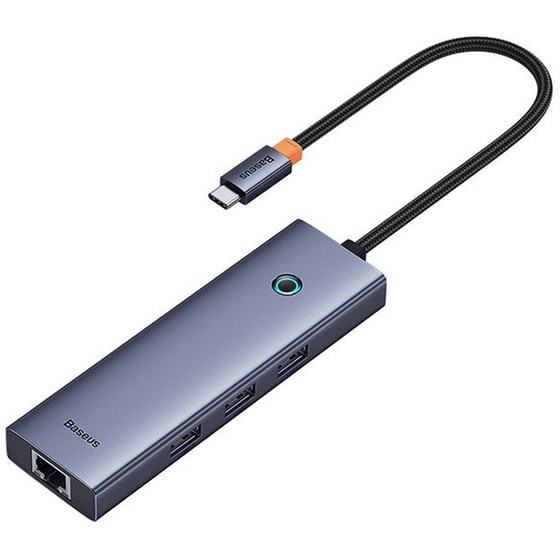 Baseus UltraJoy USB Hub 4 σε 1 USB-C - Ανθρακί image 4