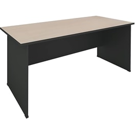Γραφείο Επαγγελματικό Woodwell από Μελαμίνη 180x70cm - Σήμυδα/Ανθρακί