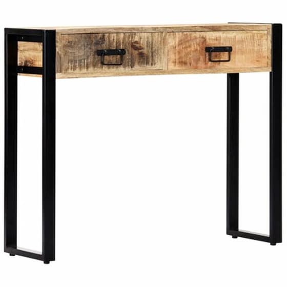 Vidaxl Τραπέζι Κονσόλα 90 X 30 X 75 Εκ. Από Μασίφ Ξύλο Μάνγκο image 0