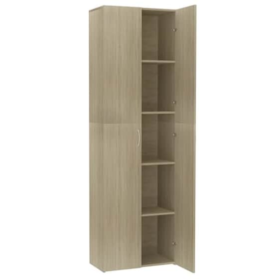 Vidaxl Ντουλάπα Γραφείου Sonoma Δρυς 60 X 32 X 190 Εκ. Από Μοριοσανίδα image 5