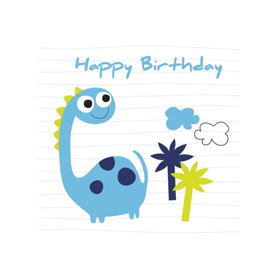 Ευχετήρια Κάρτα 12 Εποχές Dinosaur Happy Cards image 0