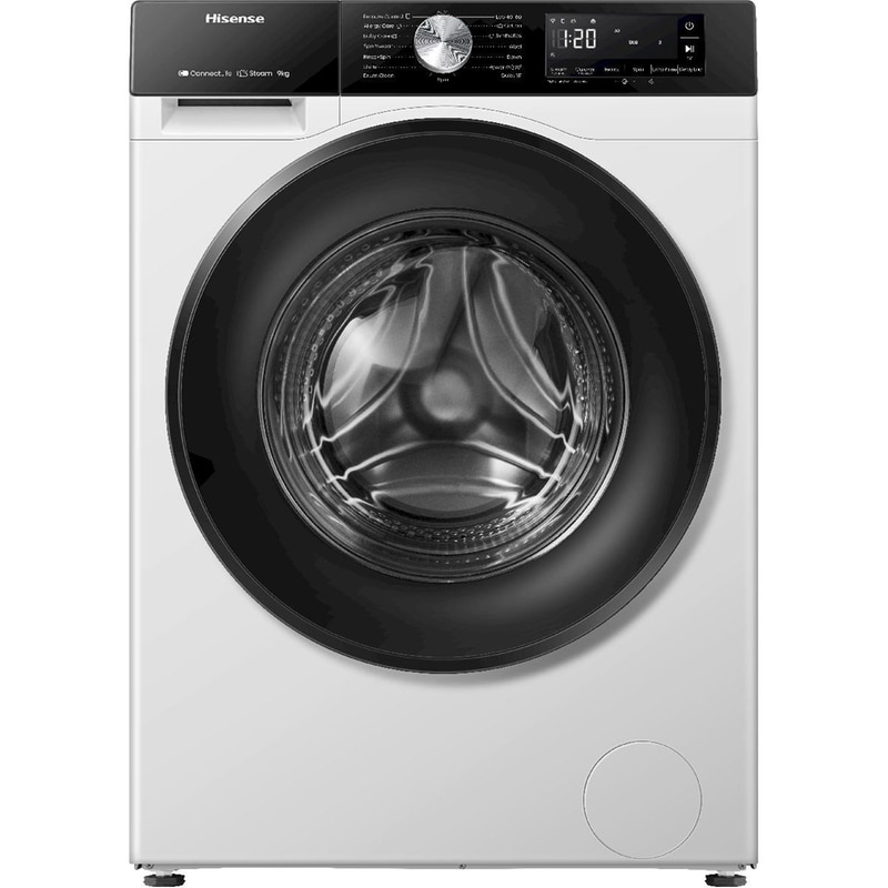 HISENSE HISENSE WF3S9043BW3 9 kg 1400 Στροφές Λευκό Πλυντήριο Ρούχων