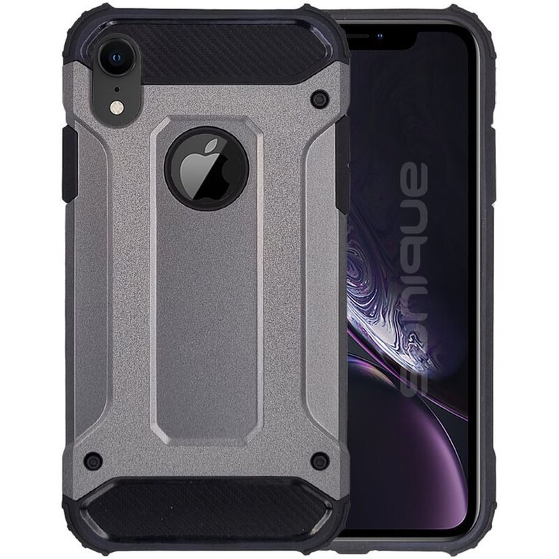 Θήκη Apple iPhone XR - Sonique Heavy Armor Clear - Γκρι