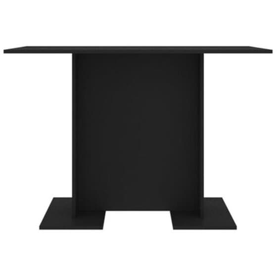 Τραπεζαρία Vidaxl από Μοριοσανίδα  Μαύρη 110x60x75 cm - Μαύρο image 1