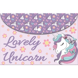 Φάκελος Must με Κουμπί Α4 Lovely Unicorn