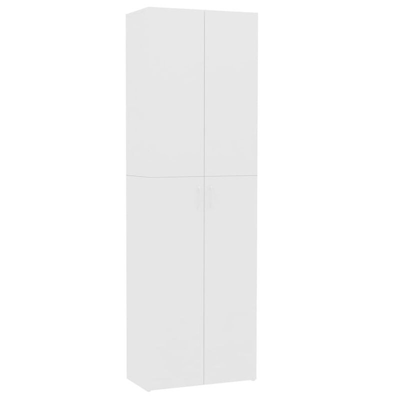 Ντουλάπα Γραφείου VidaXL από Μοριοσανίδα 60x32x190 cm - Λευκό