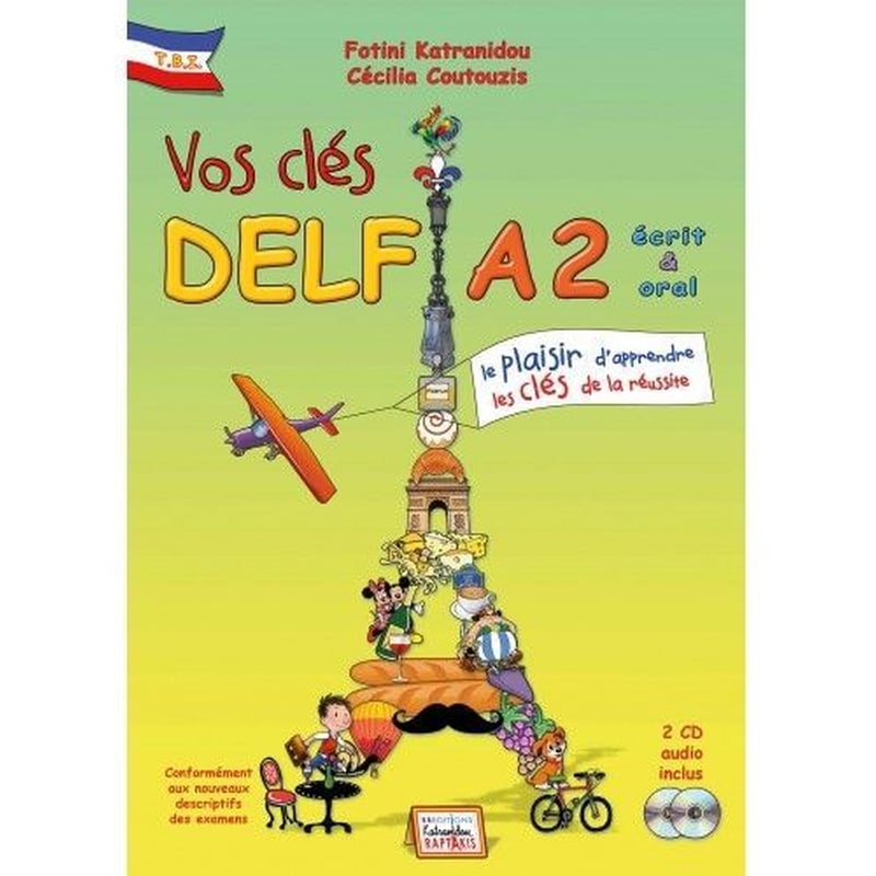 Vos clés Delf A2 - nouv.édition- livre de lélève (+2CD)